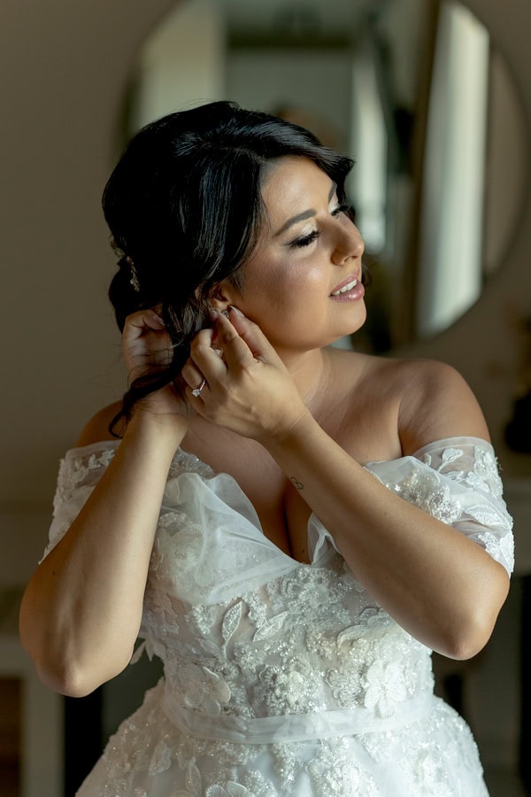 Romantic Autumn Wedding In Litohoro With White Floral Arrangements