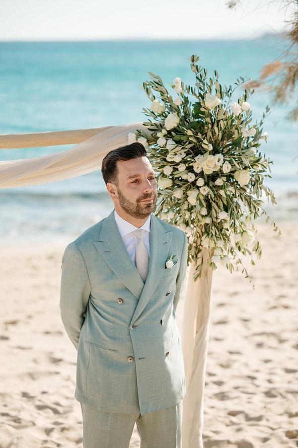Romantic Beach Wedding Naxos Sunset
