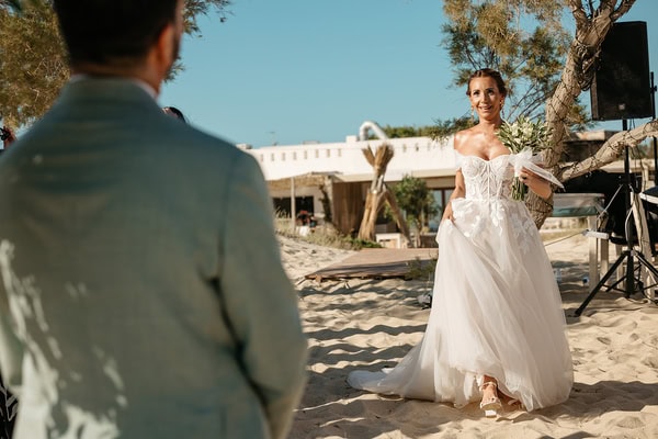 Romantic Beach Wedding Naxos Sunset