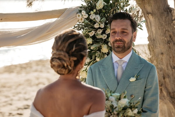 Romantic Beach Wedding Naxos Sunset