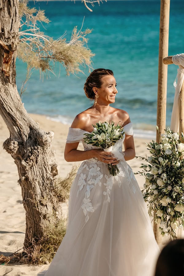 Romantic Beach Wedding Naxos Sunset