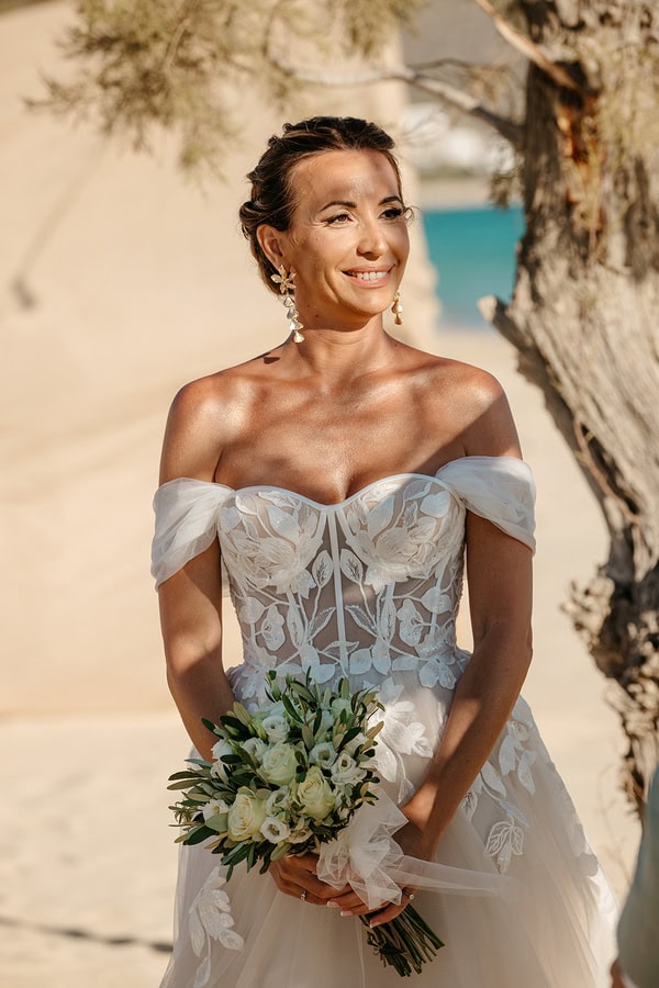 Romantic Beach Wedding Naxos Sunset