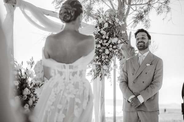 Romantic Beach Wedding Naxos Sunset
