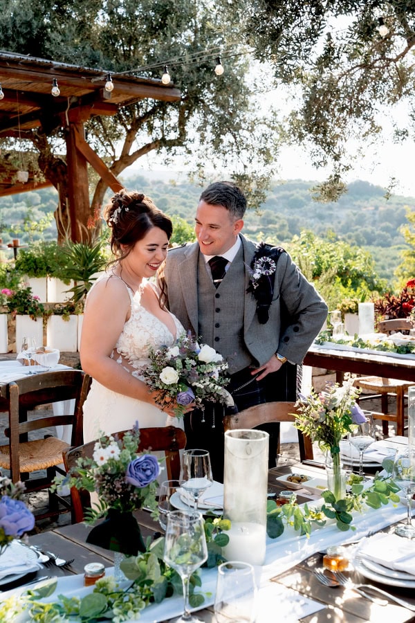 Romantic Fall Destination Wedding Crete Rustic Details