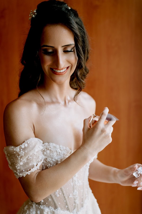 Romantic Summer Wedding At Argithea Estate With White Blooms