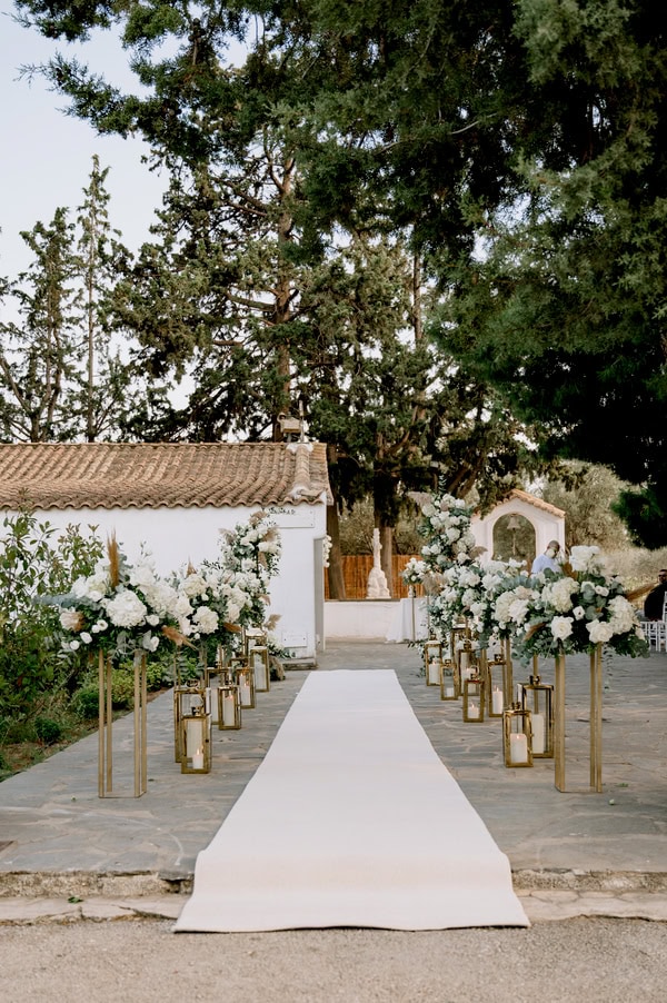 Romantic Summer Wedding At Argithea Estate With White Blooms