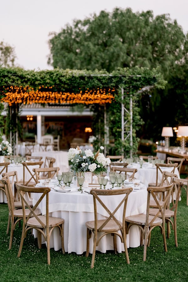 Romantic Summer Wedding At Argithea Estate With White Blooms