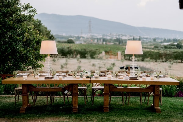 Romantic Summer Wedding At Argithea Estate With White Blooms