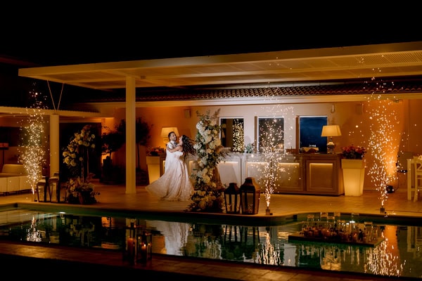 Romantic Summer Wedding At Argithea Estate With White Blooms