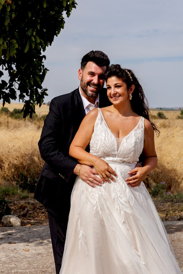 Romantic Summer Wedding Giannitsa White Pale Each Flowers