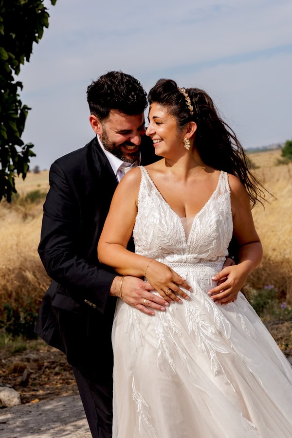 Romantic Summer Wedding Giannitsa White Pale Each Flowers