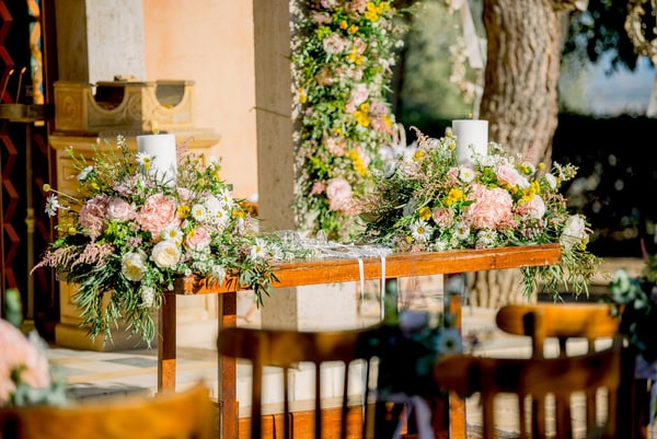 Romantic Wedding Baptism Decoration Ideas Pastel Flowers