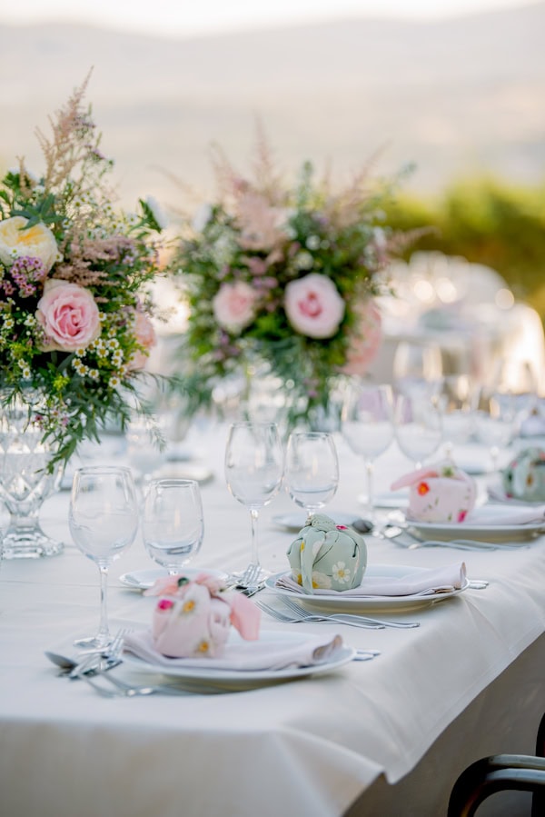 Romantic Wedding Baptism Decoration Ideas Pastel Flowers