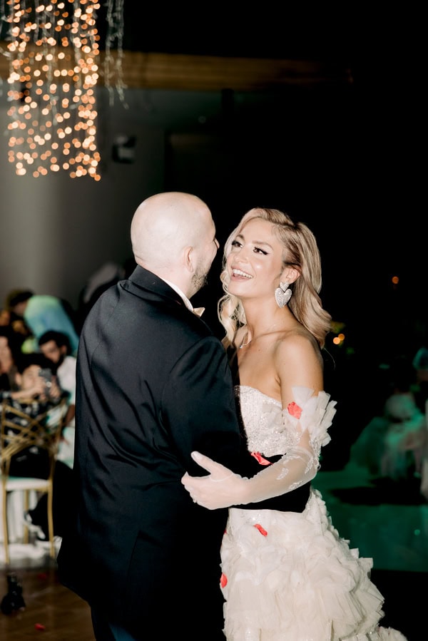 Romantic Wedding In Rhodes With White Flowers And Glowing Details