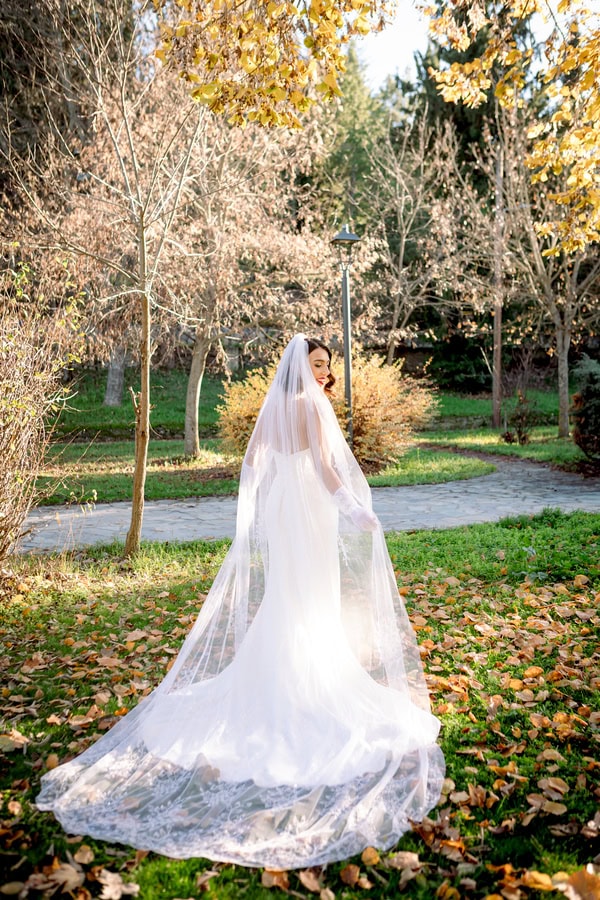 Romantic Winter Wedding White Red Flowers