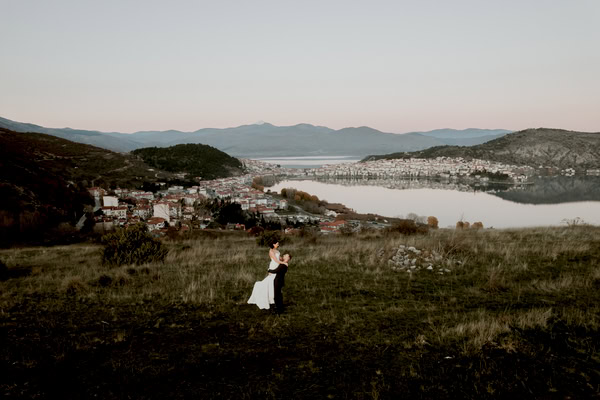 Romantic Winter Wedding White Red Flowers