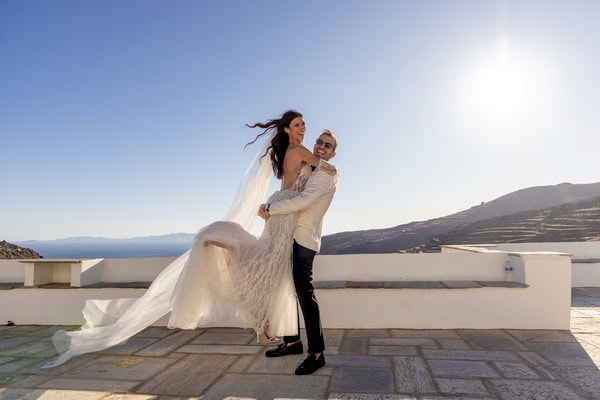 Summer Wedding In Tinos With Rustic Chic Details