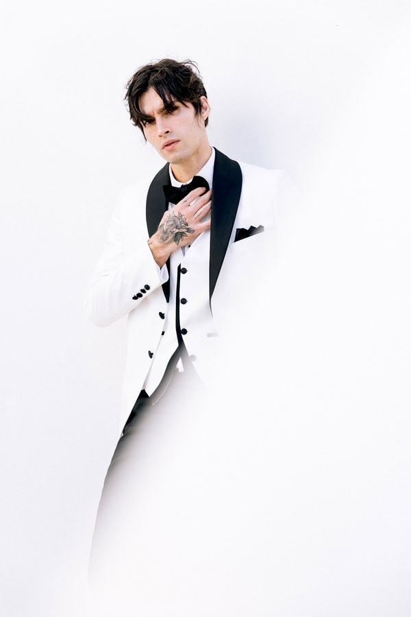 The White Tuxedo That Will Elevate The Groom Look