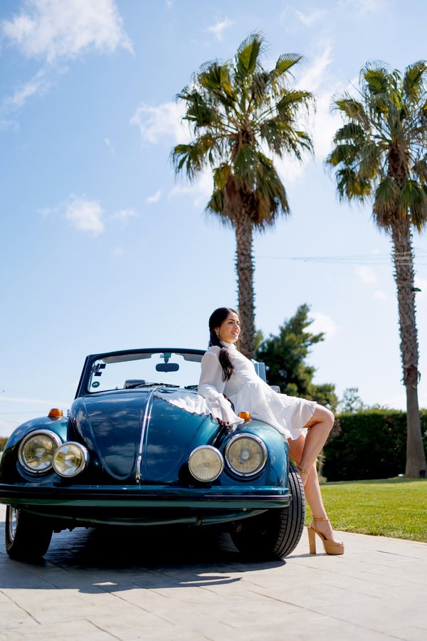 Vintage Wedding Car Arrival Retro Style Ideas