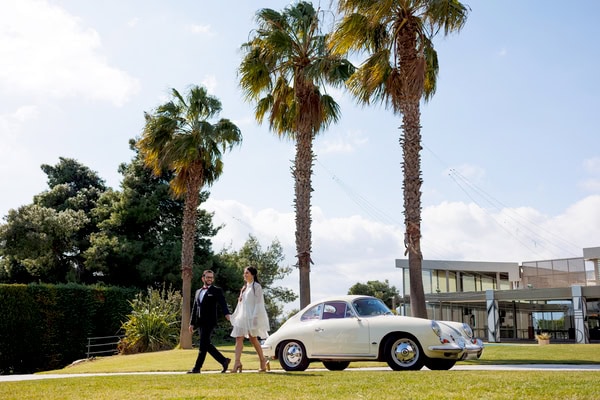 Vintage Wedding Car Arrival Retro Style Ideas