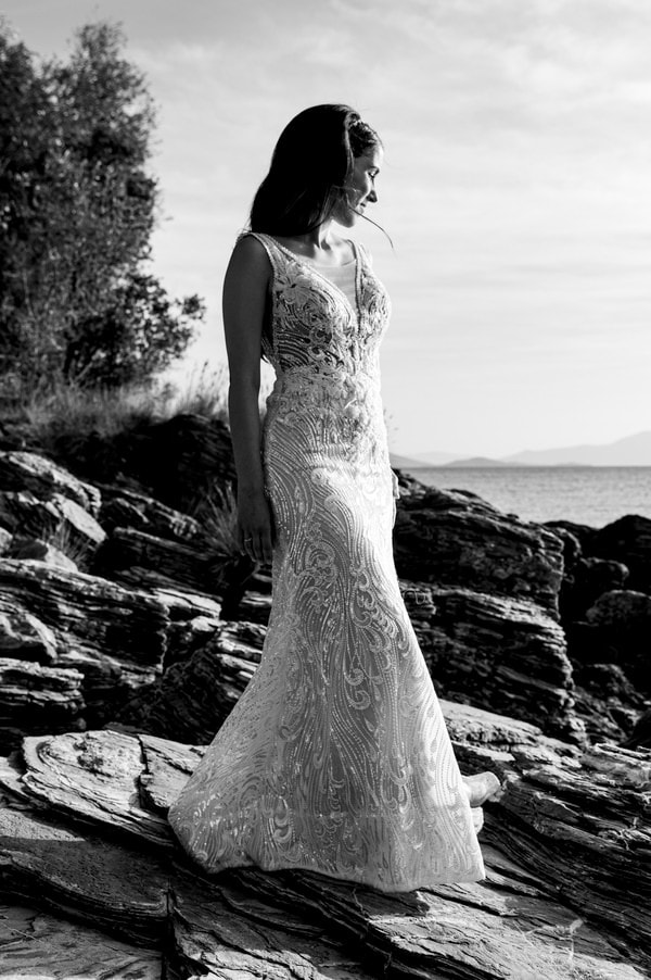 Wedding In Portaria Pelion With Romantic Flowers And Stunning View