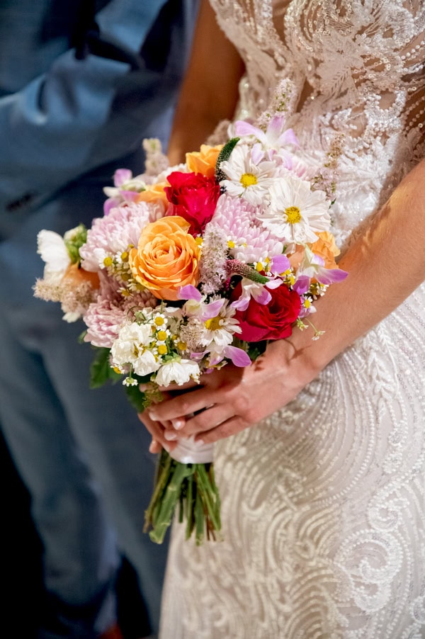 Wedding In Portaria Pelion With Romantic Flowers And Stunning View