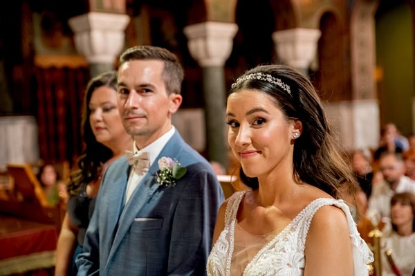 Wedding In Portaria Pelion With Romantic Flowers And Stunning View