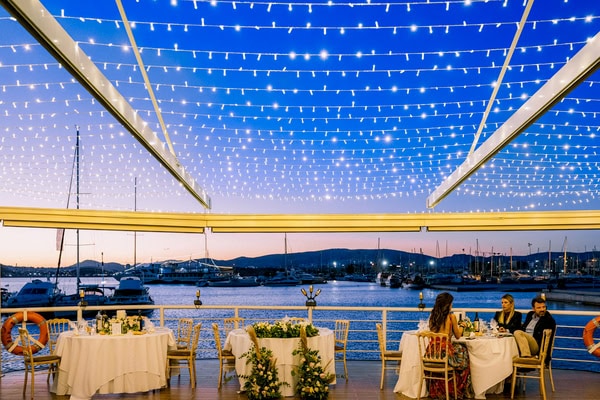 Wedding Ploes Marina View Romantic Style