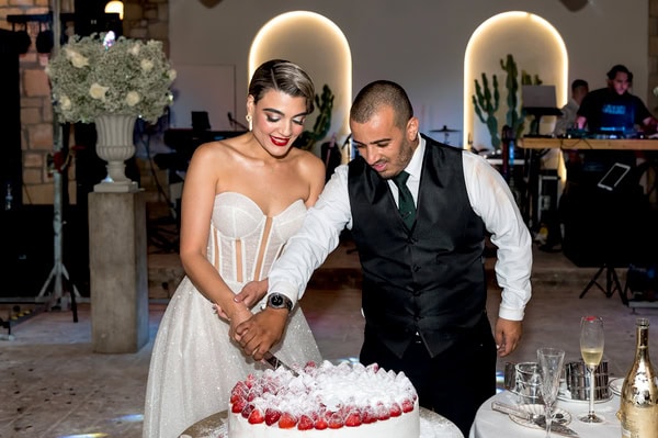 White Hydrangeas Gypsophila And A Romantic Sea View Wedding