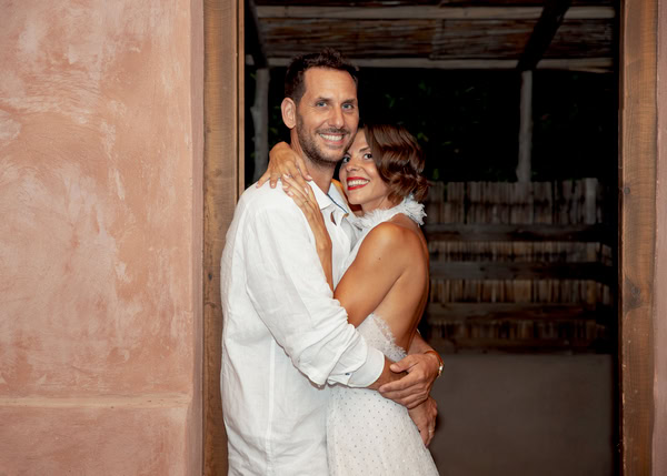 Boho Summer Wedding By The Sea Pampas Grass