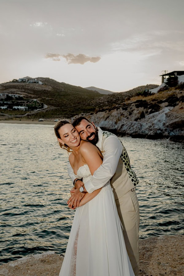 Boho Summer Wedding Serifos Earthy Tones Beach Party