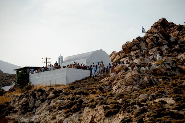 Boho Summer Wedding Serifos Earthy Tones Beach Party