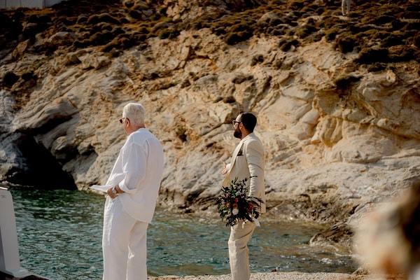 Boho Summer Wedding Serifos Earthy Tones Beach Party