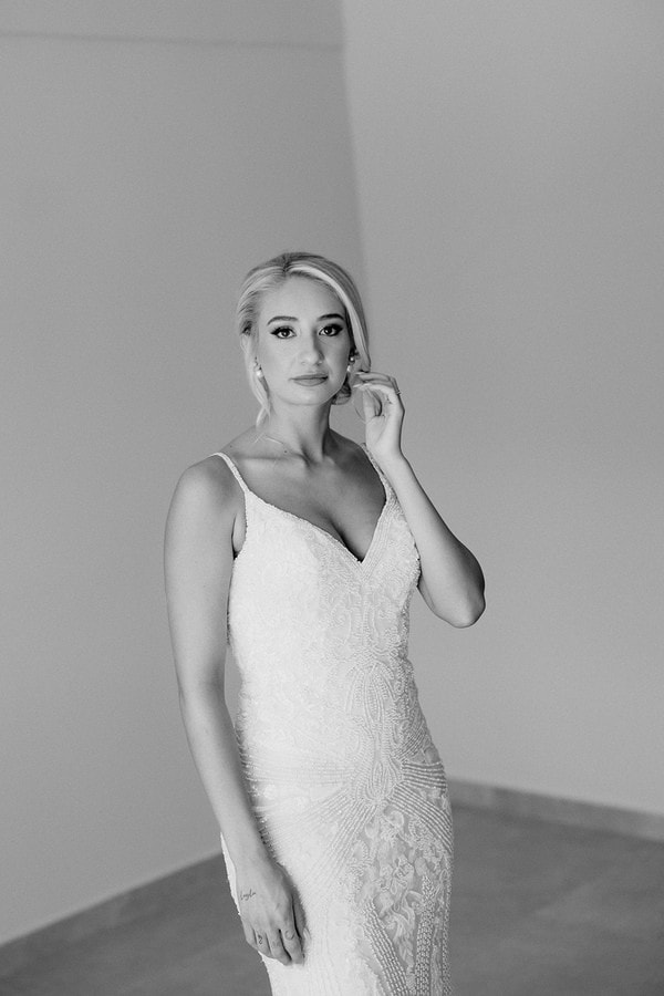Chic Summer Wedding White Details Athens