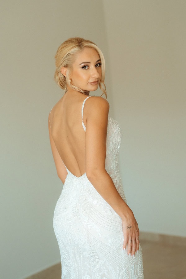 Chic Summer Wedding White Details Athens