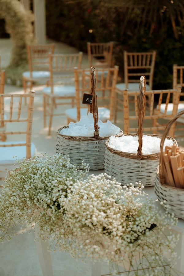 Chic Summer Wedding White Details Athens