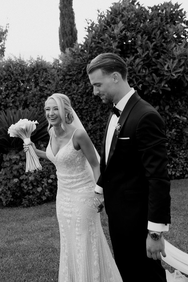 Chic Summer Wedding White Details Athens