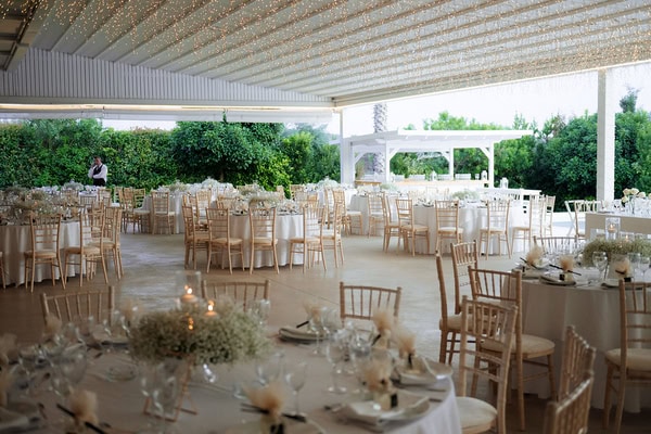 Chic Summer Wedding White Details Athens