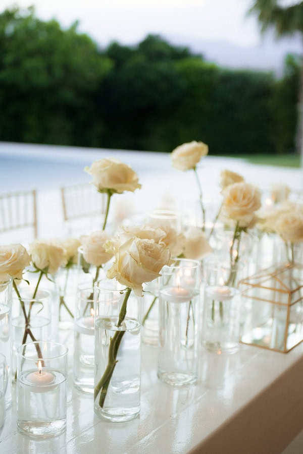 Chic Summer Wedding White Details Athens