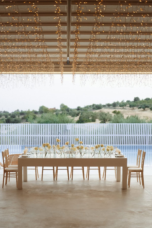 Chic Summer Wedding White Details Athens