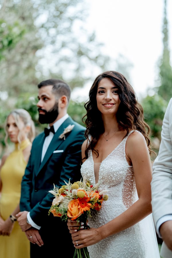 Colorful Summer Wedding Athens Earthy Tones Flowers