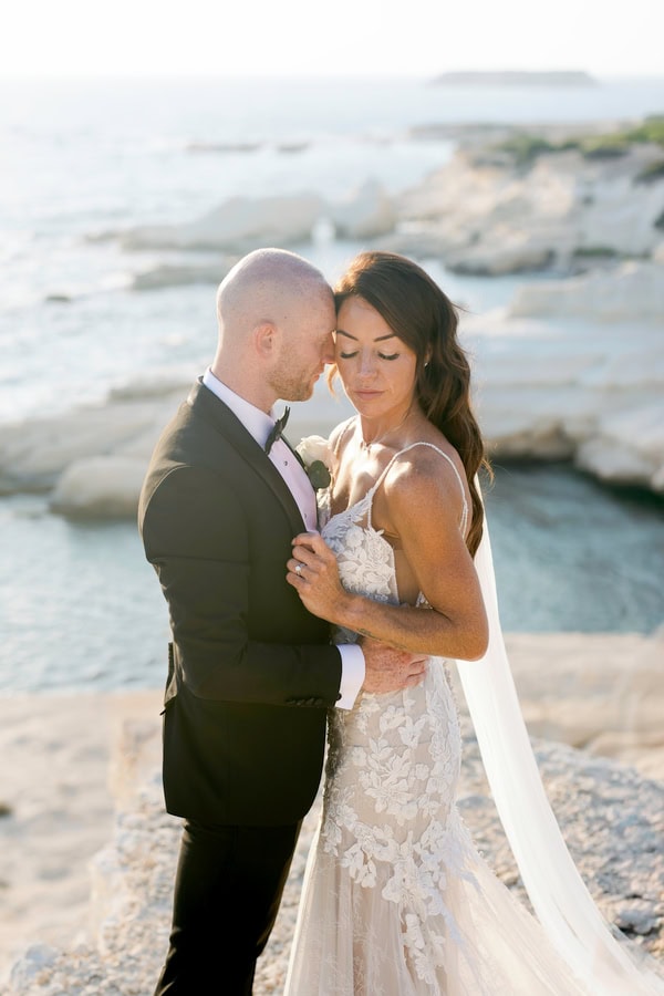 Destination Black And White Summer Wedding