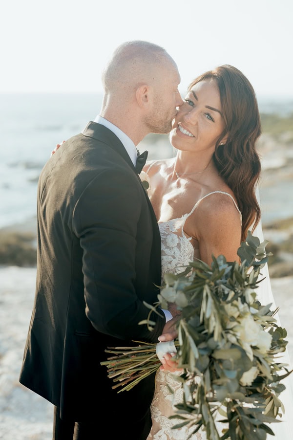 Destination Black And White Summer Wedding