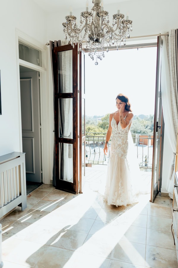 Destination Black And White Summer Wedding