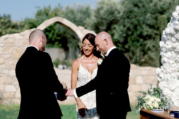 Destination Black And White Summer Wedding