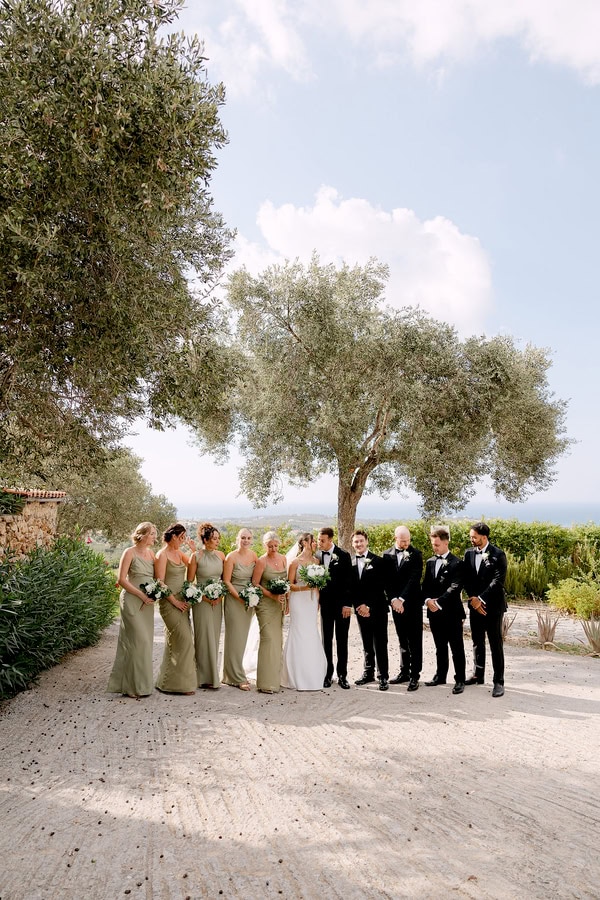 Destination Crete Wedding Rustic Details White Flowers