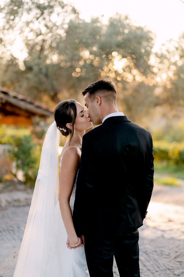 Destination Crete Wedding Rustic Details White Flowers