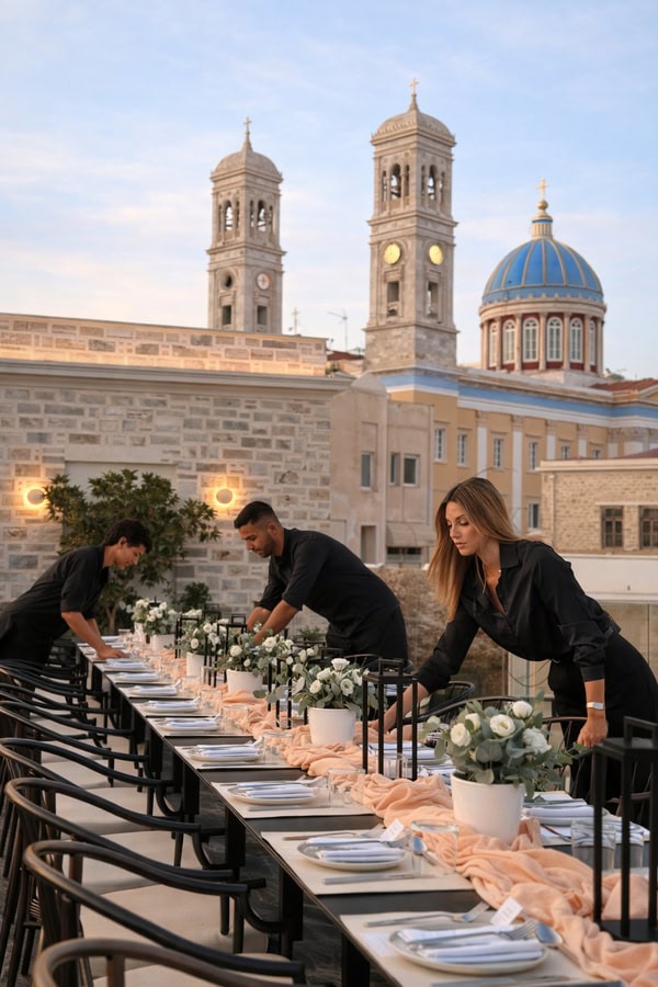 Dream Your Stylish Wedding At Argini Hotel Syros