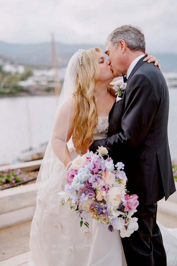 Dreamy Destination Wedding Elounda Lilac Pink Tones
