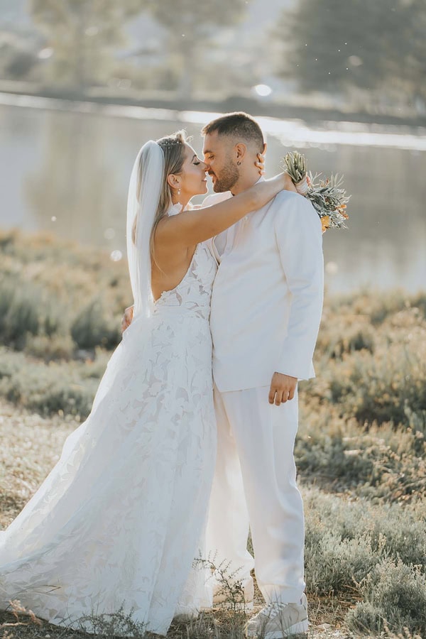 Rustic Autumn Wedding Lefkada Sunflowers